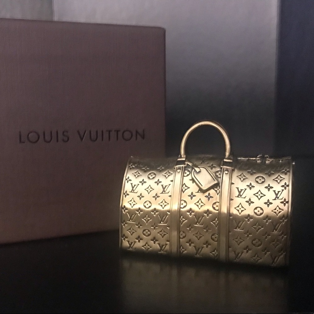 Louis Vuitton Gold Keepall - Picture 1 of 2